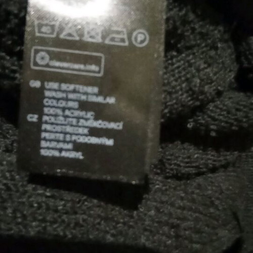 H&M knitted cardigan black, like new, size XS