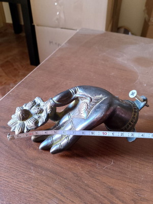 Bronze door handle like new