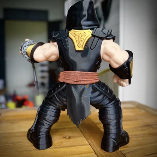 Mortal Kombat Scorpion 30CM high detail 3D printed collectible figure like new