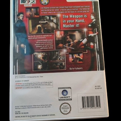 Red Steel Nintendo Wii game used