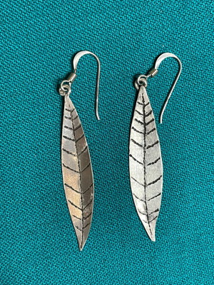 Silver earrings handmade new, silver