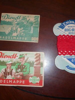 Needles and cord from Czechoslovakia used