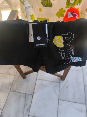 Dsquared2 men's shorts new, black, sizes S M L XXL