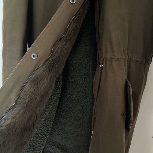 Women's jacket new in olive color size M