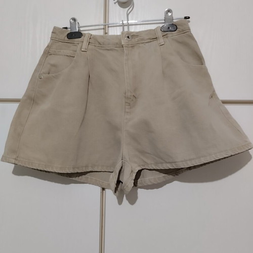 Bershka beige jean shorts like new, size S