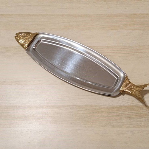 Inox Fish Serving Tray