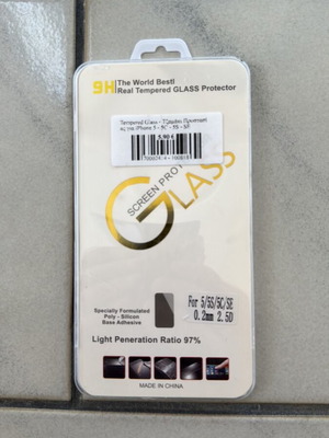 Τζαμάκι προστασίας για iPhone 5 καινούργιο
