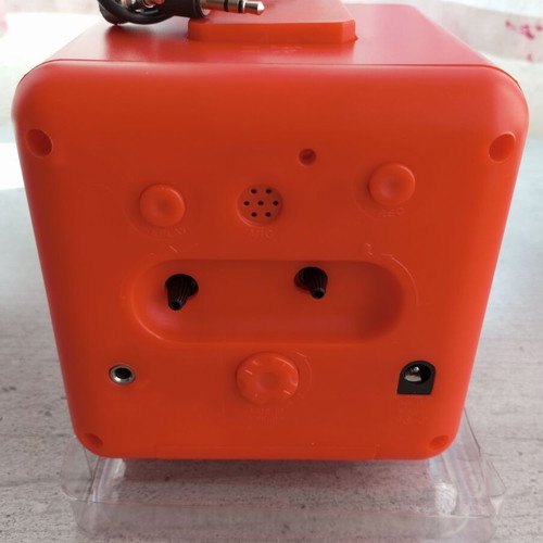 Alarm clock with message recording function, new, analog tabletop