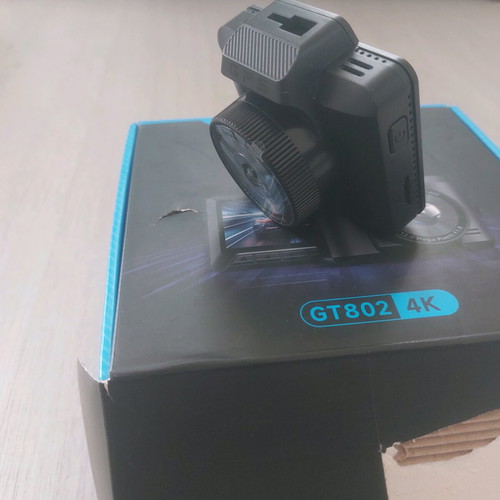GT802 4K dash camera new, front and rear camera, WiFi, GPS