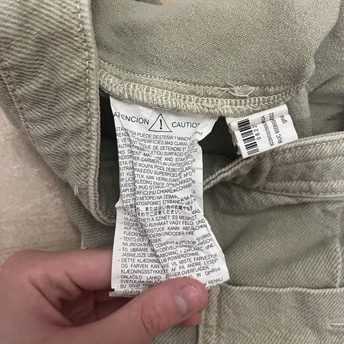 Zara green khaki shorts skirt like new, size XS