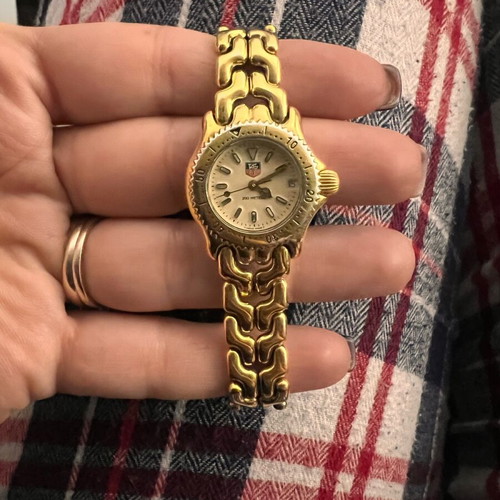 Vintage women's TAG Heuer Limited Edition watch used, gold tone