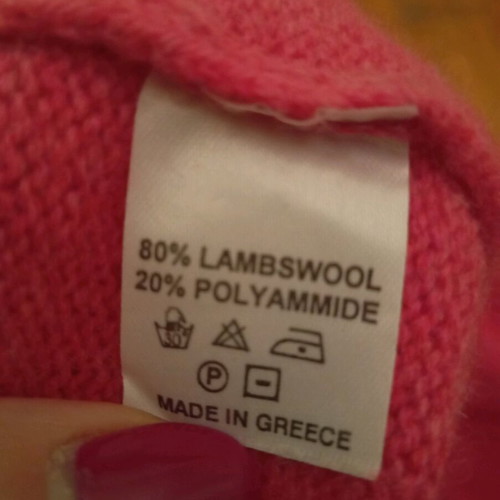 Dur sleeveless sweater used, pink, large