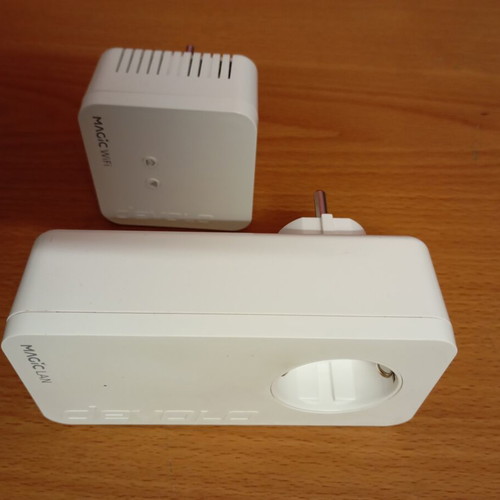 Devolo power line WiFi router set used, good working condition