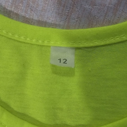 Adidas sleeveless top for girl 12 years, like new, green