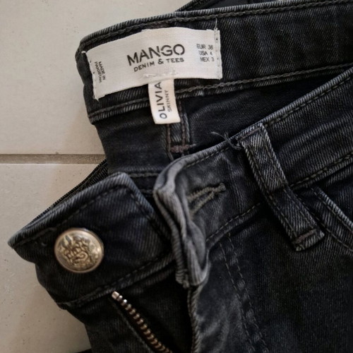Mango jeans set used, size 36, grey and black