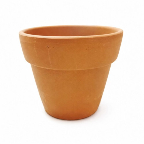 Set of 10 Small Terracotta Ceramic Pots like new
