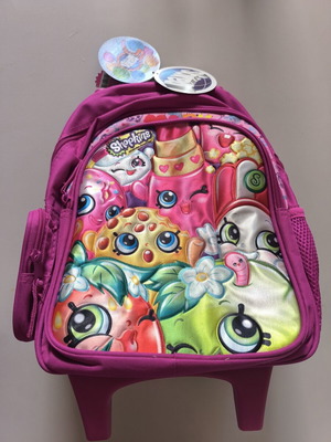 Shopkins children's trolley bag new for kindergarten