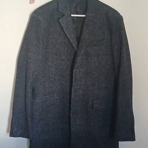 Men's coat like new, blue, XL
