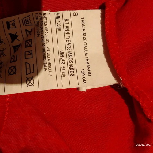 Girls' blouse set like new, sizes 128 and 134 cm