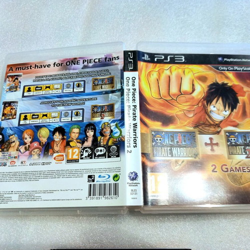 PS3 One Piece 1 & 2 Pirate Warriors like new, complete English version
