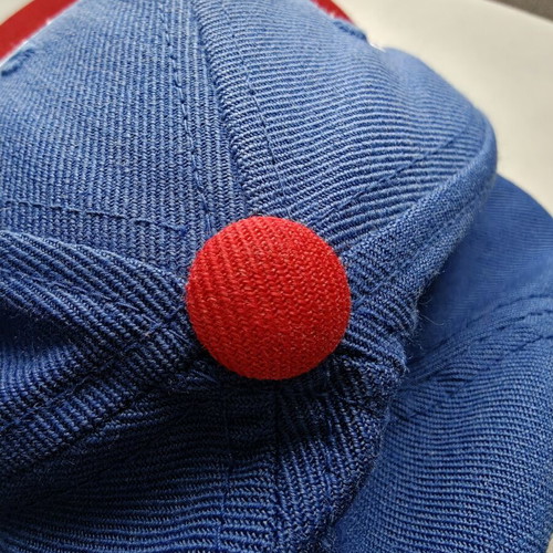 Obey Jockey Snapback Hat like new, adjustable, blue and red