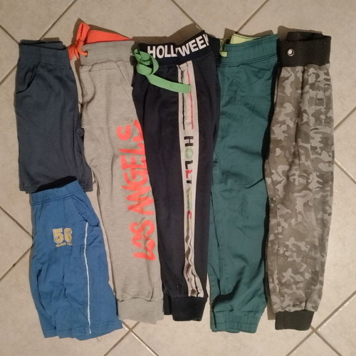 Pack of six boys' pants used, sizes 122-128 cm