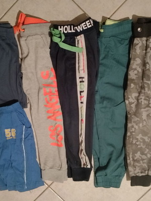 Pack of six boys' pants used, sizes 122-128 cm