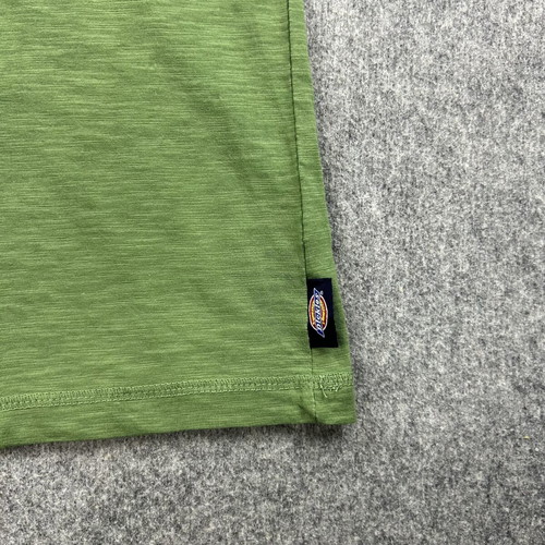 Dickies men's XL green V-neck T-shirt