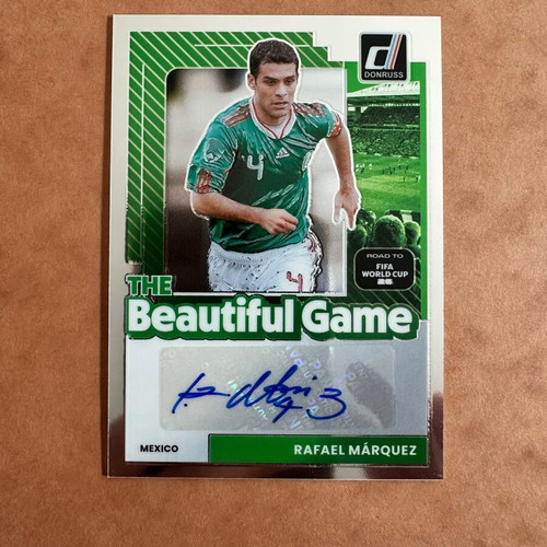 Rafael Marquez 2025-26 Panini Donruss Road to FIFA World Cup The Beautiful Game Autograph