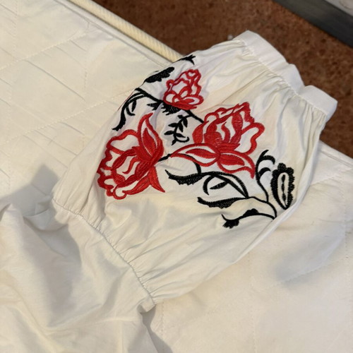 Simple summer dress like new, white, size L