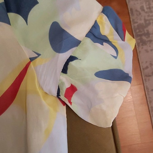 Tommy Hilfiger dress colorful used, silk, size M