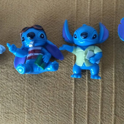Stitch figures and cards like new