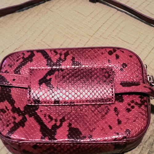 Zara belt bag like new, snake effect with studs and zipper