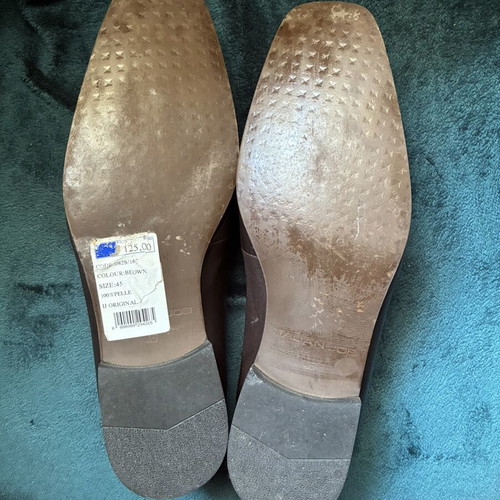 Moccasins like new, size 45, brown