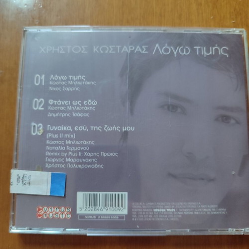 Christos Kostaras Logo Timis CD new, single