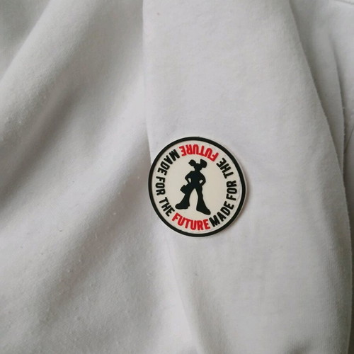 Women's cropped white sweatshirt like new, size XS