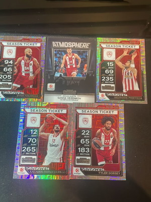 Olympiakos card lot pack of 5 like new