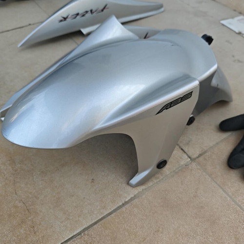 Fazer S2 ABS 600 front mudguard fairing silver 4S82151100P0