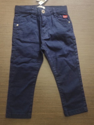 Grant pants new for boys 2-3 years, dark blue, 98 cm