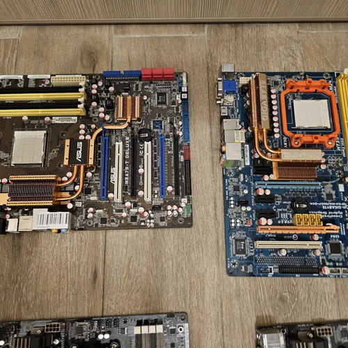 Retro PC hardware bundle used, AM2+ motherboards and HD4800 GPUs