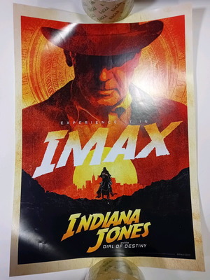 Indiana Jones and the Dial of Destiny poster new, size 40x30