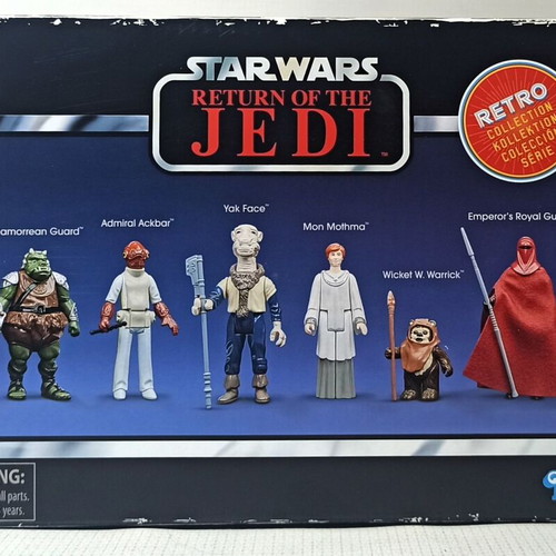 Star Wars Retro Collection Return of the Jedi Multipack 6 Figures new