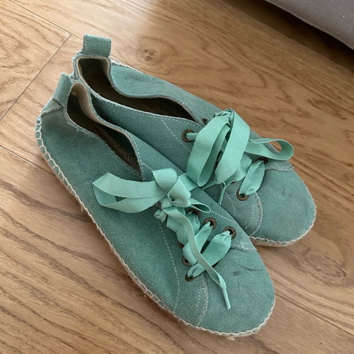 Manebi espadrilles size 38 like new, worn lightly