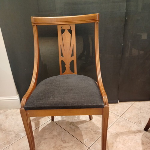 Oak dining set with 6 chairs used