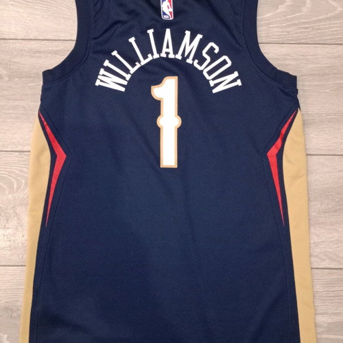 Zion Williamson New Orleans Pelicans jersey used, authentic