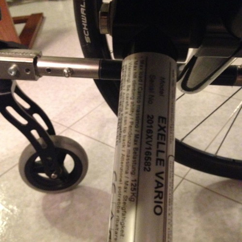 Progeo Exelle Vario wheelchair used, aluminum lightweight