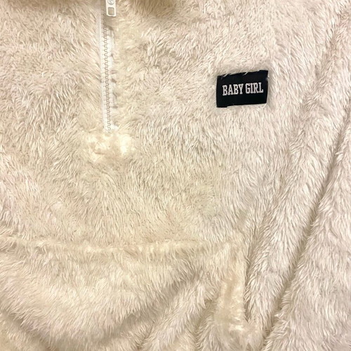 Shein Fur Short Fleece Size S like new, white