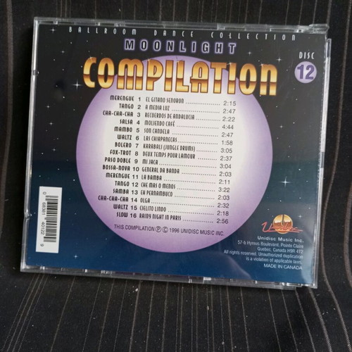 Moonlight Compilation CD like new, Latin