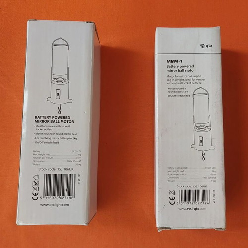 Battery motor for Disco Ball new, set of 2 pieces