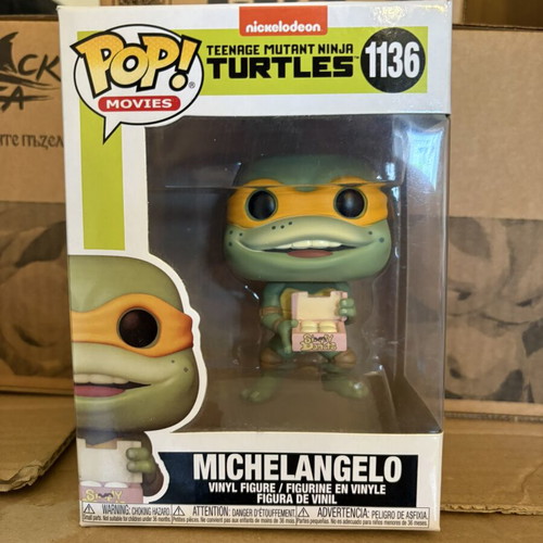 Funko POP Michelangelo Teenage Mutant Ninja Turtles vinyl figure like new